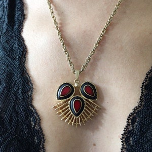 Vintage Sarah Coventry Abstract Design MCM Necklace