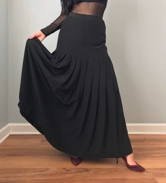 satin midi skirt champagne