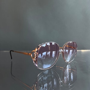 Vintage 80s Cherry Blossom Pink Sunglasses Prescription