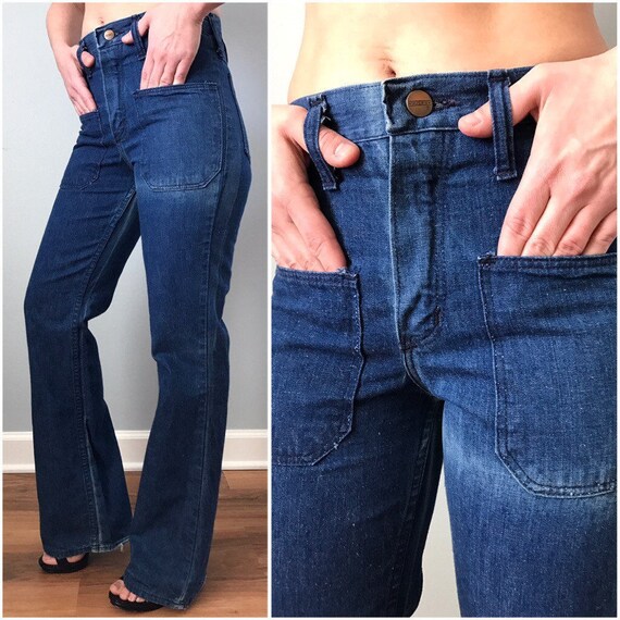70s denim flares