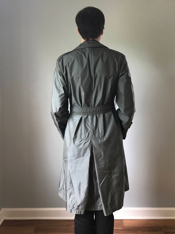 Vintage 60s/70s Era Authentic Army Trench Coat - image 5