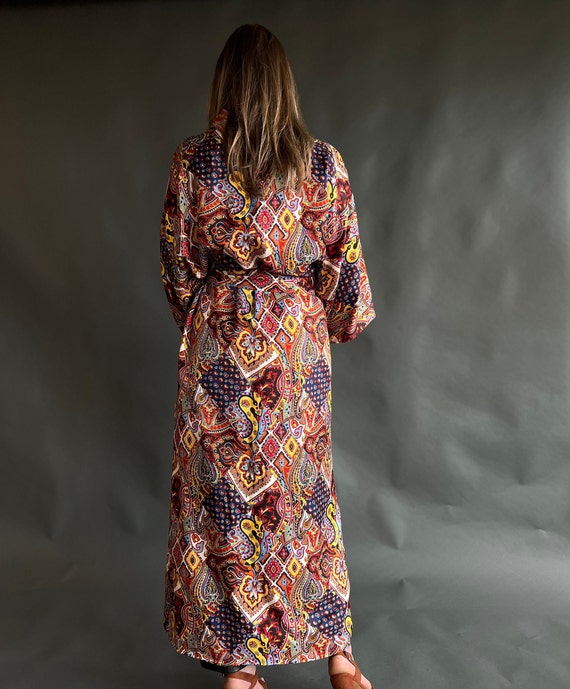 Vintage Christian Dior Silk Robe - image 5