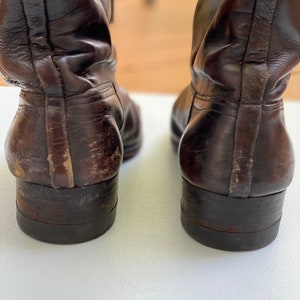 Vintage 40s Motorcycle Boots SZ 9 image 8