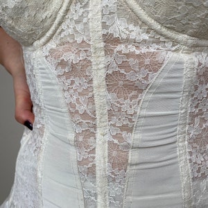 Vintage Bridal Lace Corset image 6