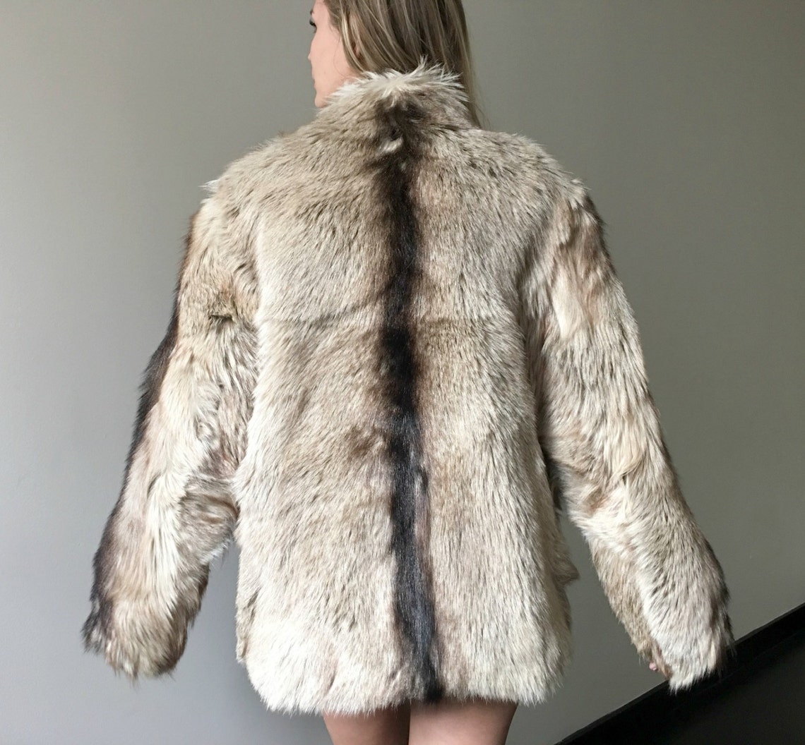 Vintage Goat Fur Coat Etsy