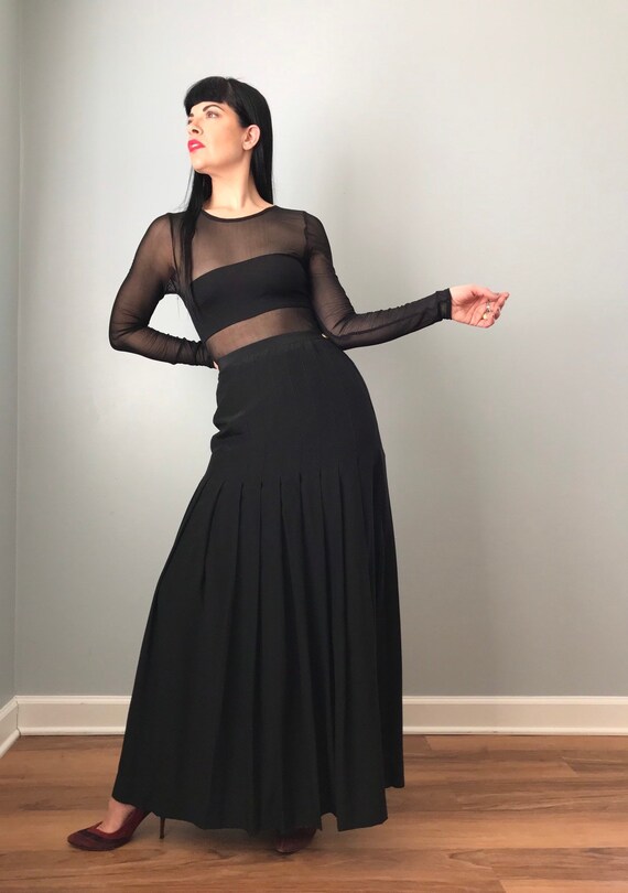 chanel maxi skirt