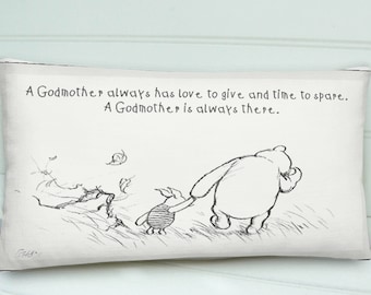 Godmother Thoughtful Gift Pooh Pillow