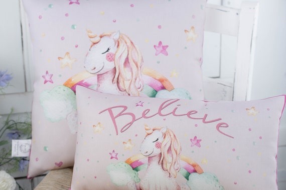Unicorn Pillow For Unicorn Decor Girls Bedroom Baby Girl Nursery Complete Cushion