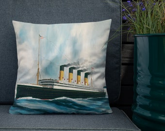 Titanic Gift Oil Painting Cushion