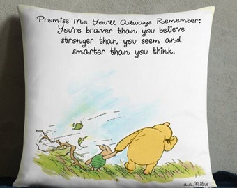 Winnie the Pooh Promise Me Cushion