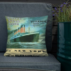 Titanic Ship Gift Cushion