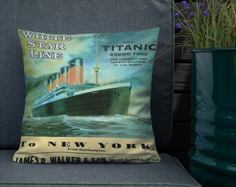 Titanic Ship Gift Cushion