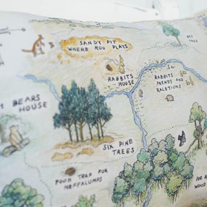 Hundred Acre Wood Map Cushion image 8