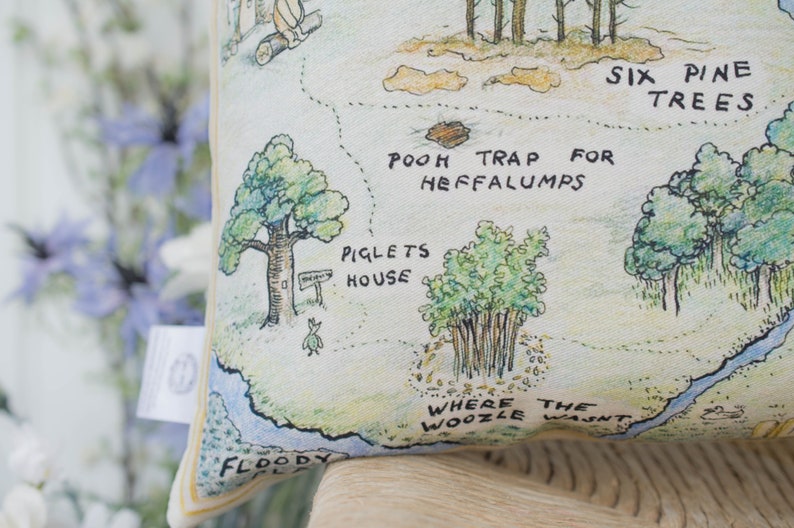 Hundred Acre Wood Map Cushion image 7