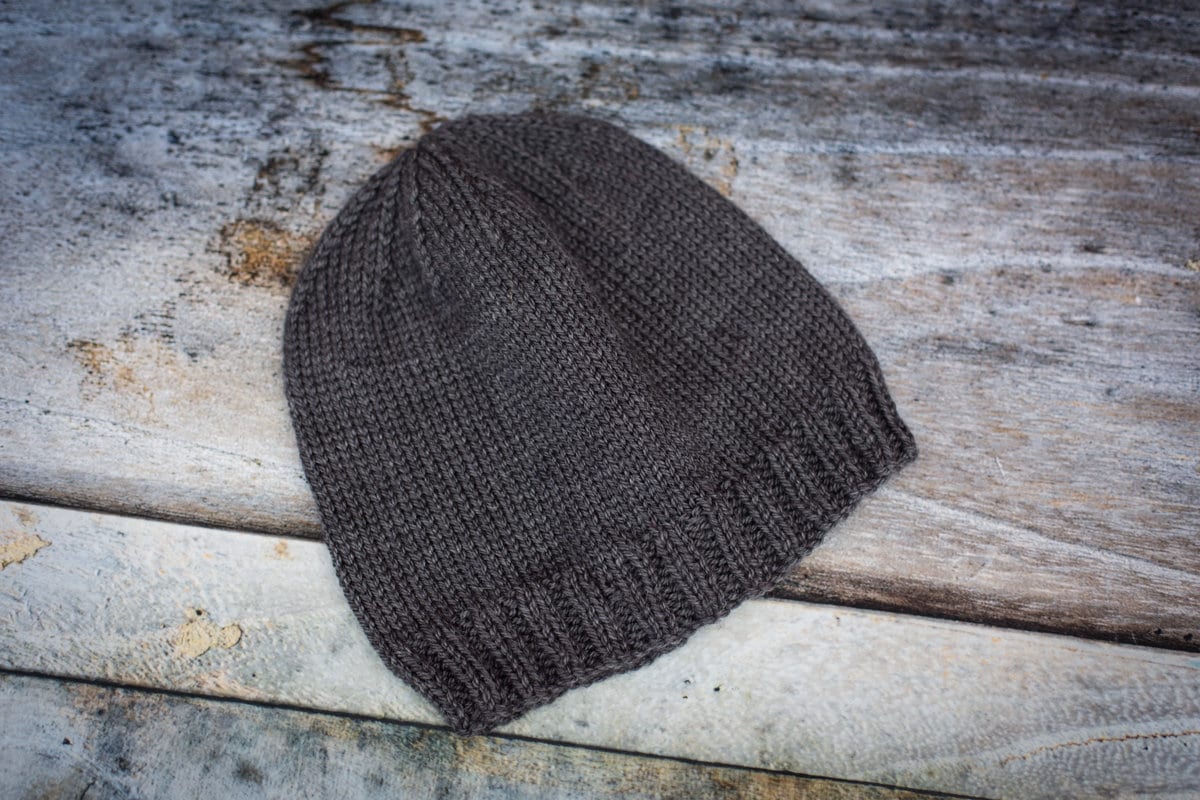 Classic Aran Beanie Hat - Child to Large Adult - Easy Knit - Knitting Pattern/DIY Instructions