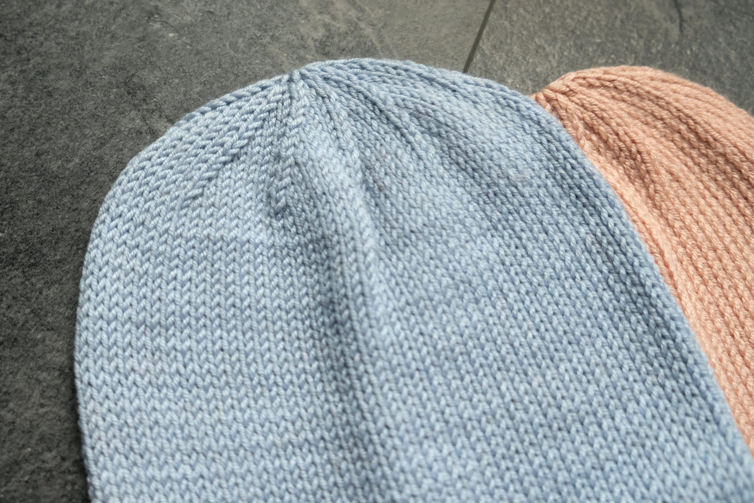 Basics Beanie Hat Knitting Pattern - Easy Knit - Knit Flat or in the ...