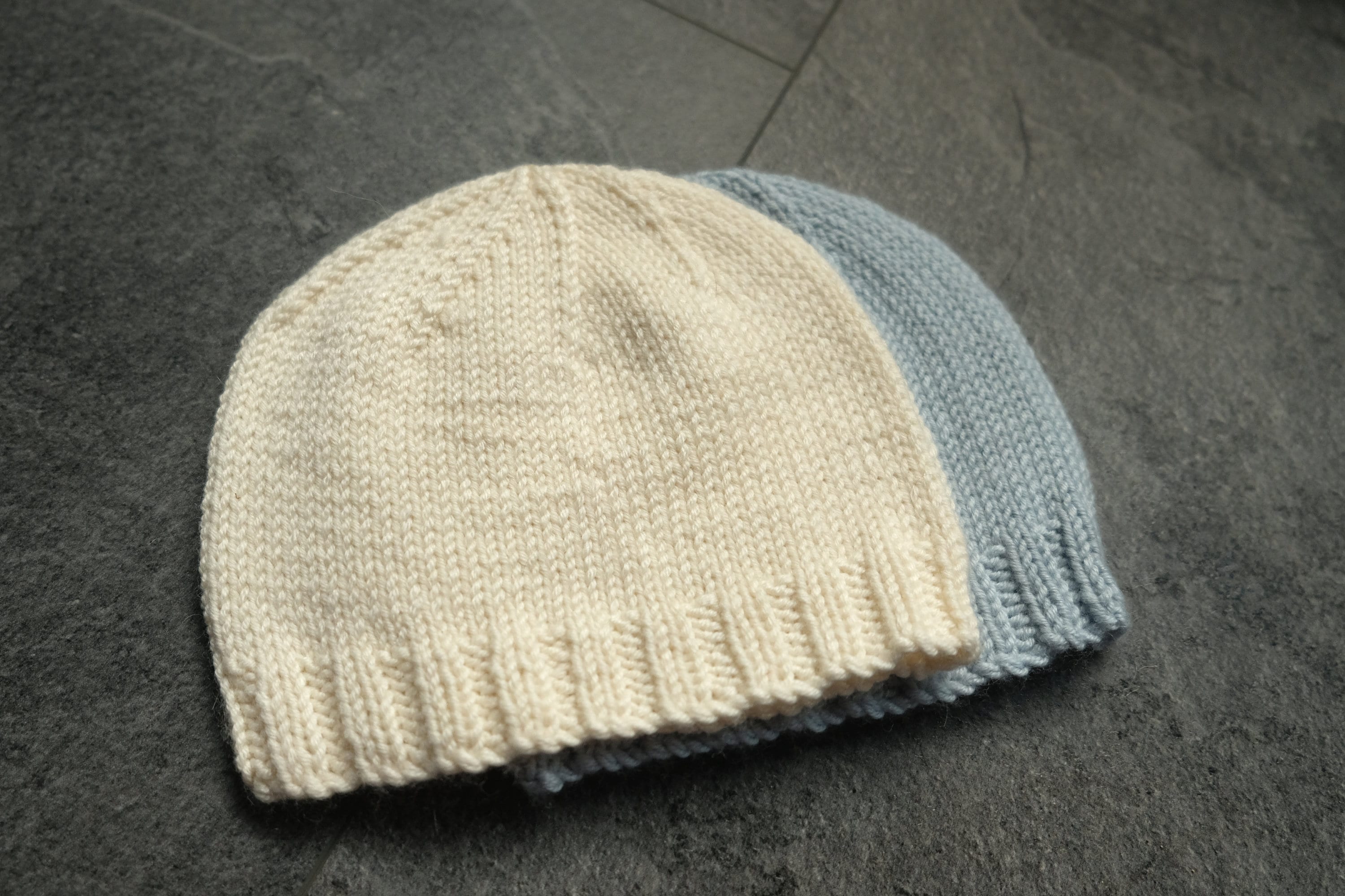 Basics Beanie Hat Knitting Pattern - Easy Knit - Knit Flat or in the ...