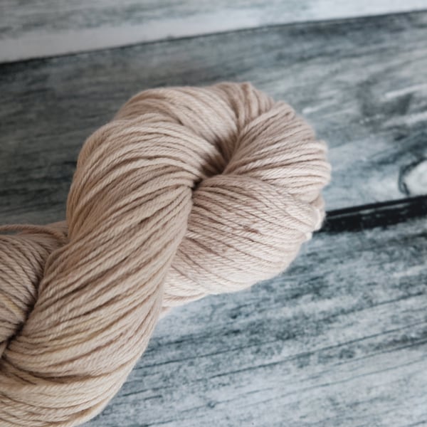 Pure Merino DK Hand Dyed Yarn - "Pampas" | Extra Fine Merino Wool | Non Superwash | Knitting, Crochet