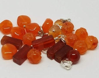 Tiny Carnelian Add A Charm - for your charm necklace