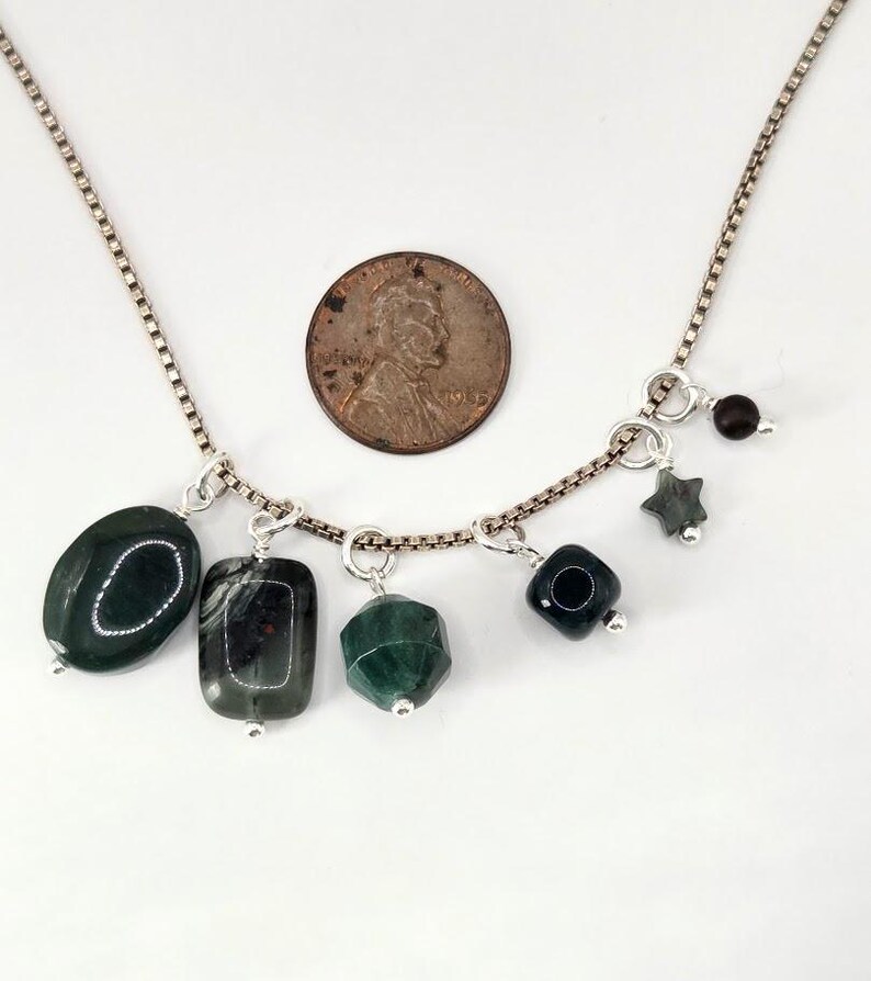 Bloodstone Wrapped in Sterling Silver - Add a Charm image 4