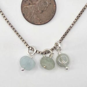 Tiny Aquamarine - March Birthstone - Add A Charm image 3