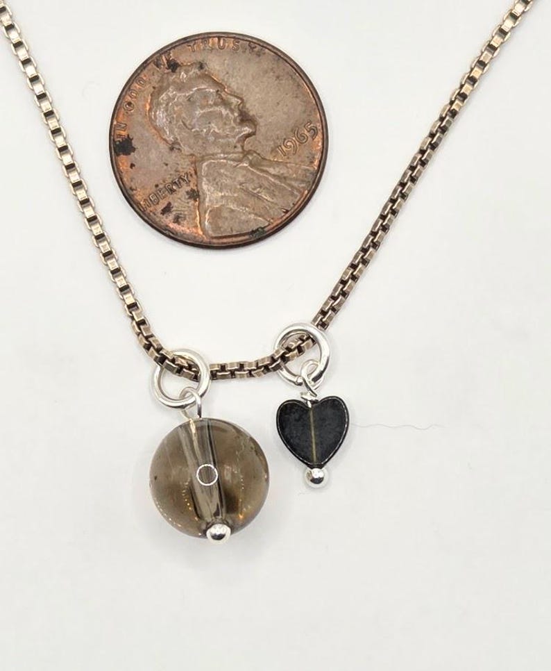 Tiny Smoky Quartz Add a Charm image 3