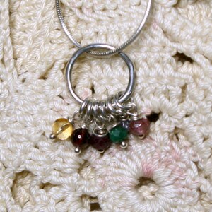 Mother&#39;s Charm - Gemstones and Sterling Silver