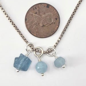 Tiny Aquamarine - March Birthstone - Add A Charm image 4