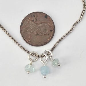 Tiny Aquamarine - March Birthstone - Add A Charm image 5