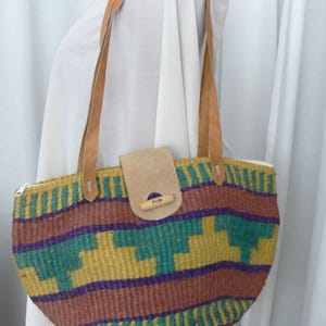 Bolso/cartera tejido - Bolso tradicional - Bolso estilo boho - Bolso de hombro único - Bolso tradicional estilo arte popular - Bolso para todas las estaciones
