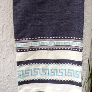 Single bed cover Greek product Modern countrystyle Colorful throw Traditional woven bedspread in the electric loom