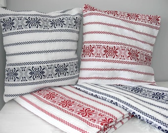 Traditional woven bedspreads/bedcovers-Greek product-Greek tradition designs-Home decor-House warming-Sofa throws- Modern countrystyle