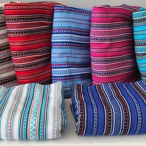 Traditional woven bedspreads/bedcovers-Greek product-Colorful stripes-Home decor-House warming-Sofa throws- Soft -Modern countrystyle