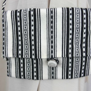 Bolso / monedero tejido a mano - Bolso a rayas - Bolso estilo boho - Bolso de hombro único - Bolso tradicional de estilo griego - Bolso para todas las estaciones
