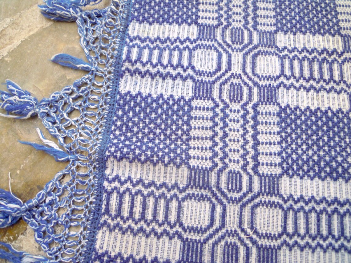 Hand woven blanket/ throw Traditional Greek handiwork Etsy