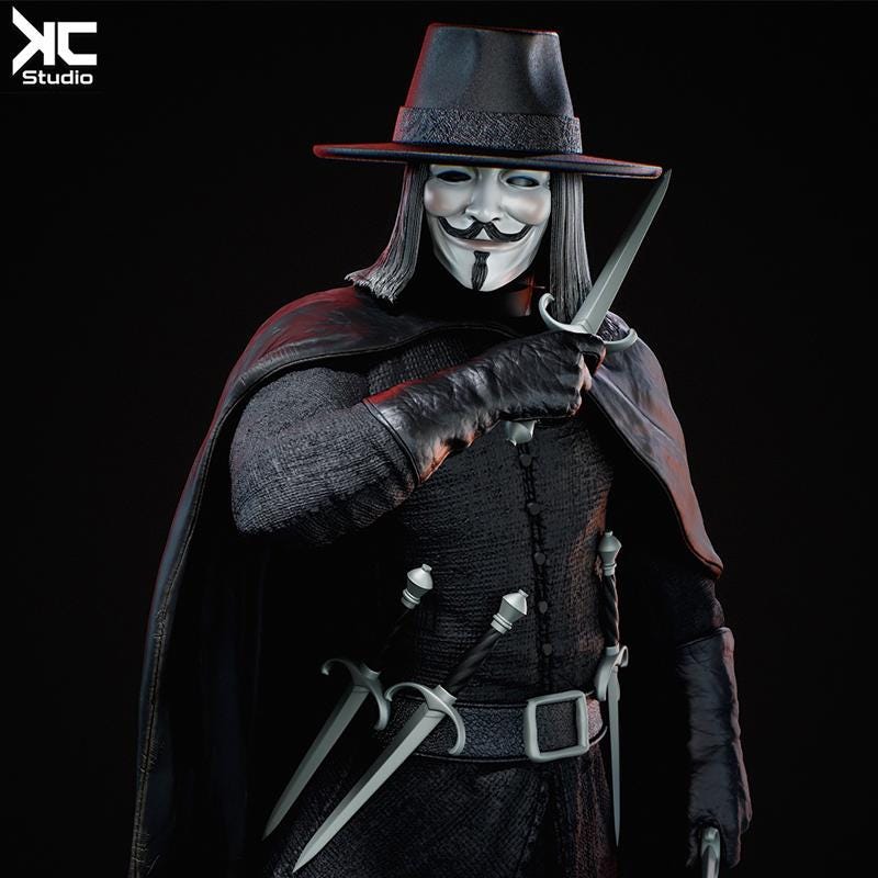 Miniature Guy Fawkes - Etsy