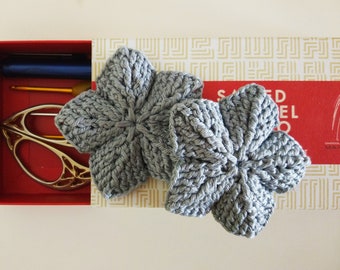 Crochet Christmas Patterns, Star Ornaments. Crochet Christmas Ornaments. PDF tutorial, Instant download.