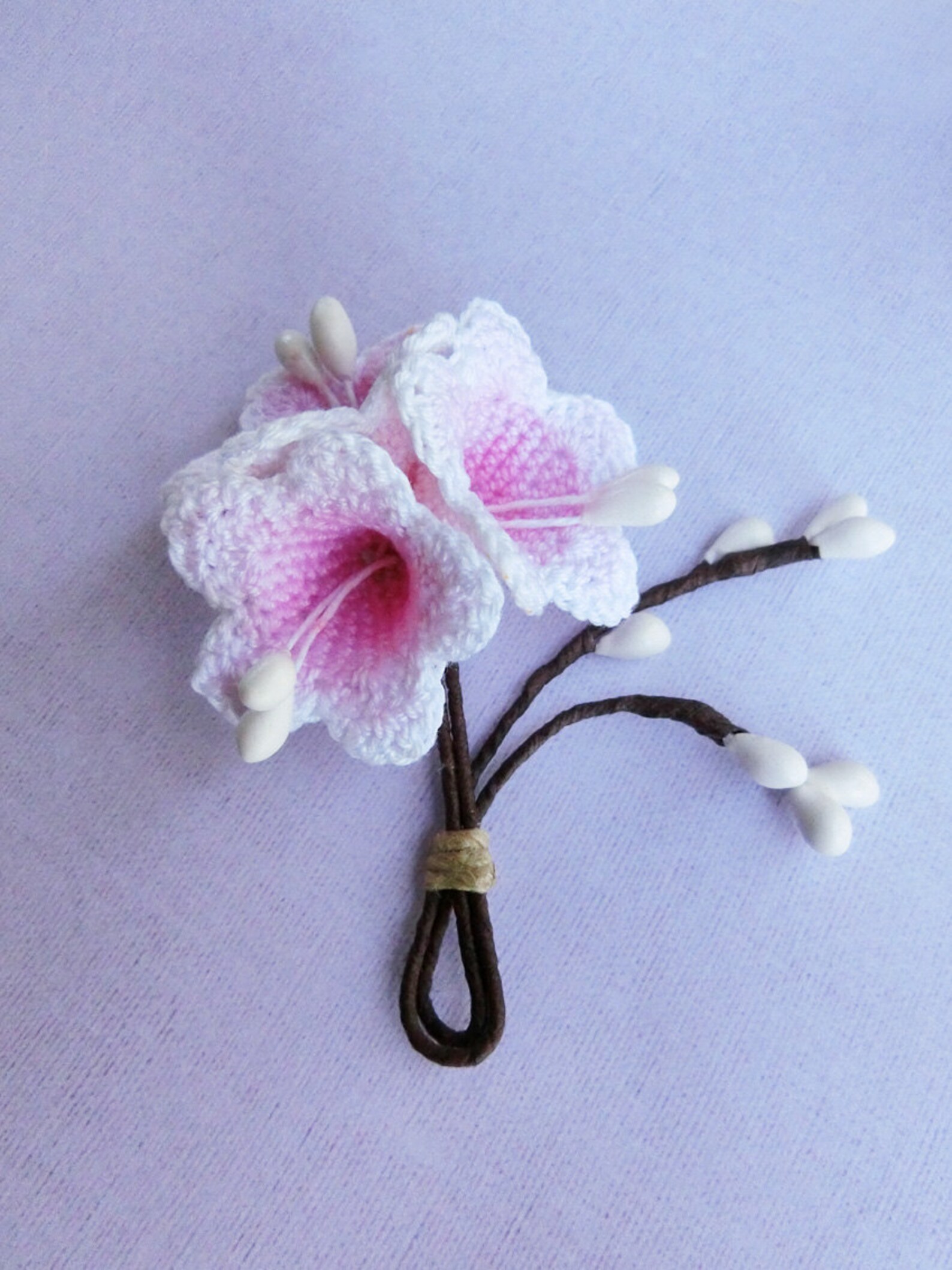 Crochet Bell flower Pattern gift ideas for her. Campanula Etsy