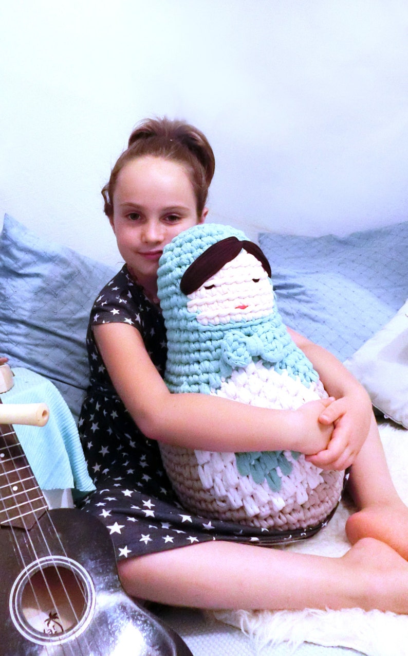 Amigurumi pattern, crochet patterns, gifts for crocheters. Nesting dolls crochet toy, matryoshka doll crochet pattern. babushka doll. image 1