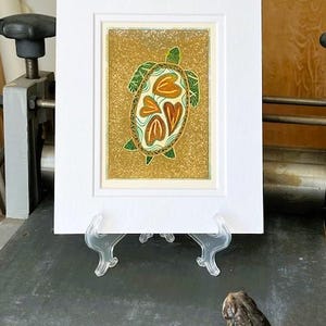 Mixed media, turtle, wall décor