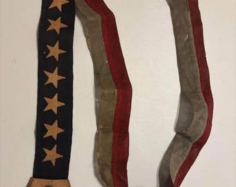 Antique U.S. Navy 7-Star No. 7 Commissioning Pennant – WWI/WWII Era