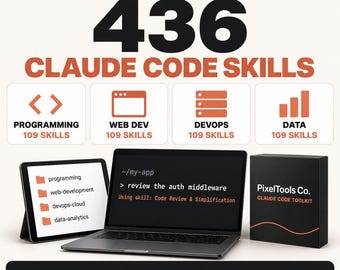 Claude Code Toolkit | 436 Skills & 72 Agents for Developers (Instant Download)