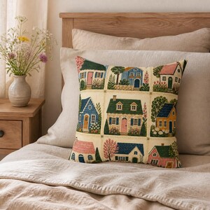 Little Neighborhood Pillow, New Home Housewarming Gift image 3