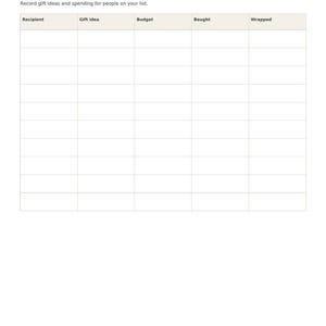 Christmas Gift Tracker and Holiday Budget Planner, 19 Printable Pages, Gift List, Secret Santa, Card Log, Thank You Tracker, Letter A4 image 9