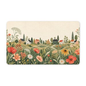 Wildflower Neighborhood Doormat, Housewarming Doormat, New Home Gift image 2