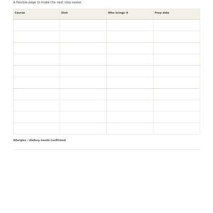 Christmas Hosting Planner, 12 Printable Pages, Holiday Dinner Planner, Guest List, Menu, Cooking Schedule, Seating Plan image 7