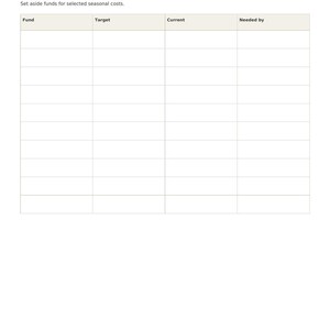 Holiday budget planner printable, 17 pages, Christmas savings challenge, sinking funds, spending log, debt payoff, Letter A4 image 11