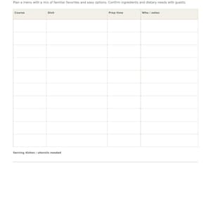 Thanksgiving hosting planner, 12 printable pages, Friendsgiving menu, guest list, potluck sign up, oven timing, seating plan, Letter A4 image 8