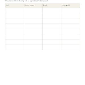 Holiday budget planner printable, 17 pages, Christmas savings challenge, sinking funds, spending log, debt payoff, Letter A4 image 9
