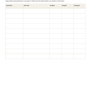 Christmas holiday planner bundle, 20 printable pages, gift list tracker, holiday budget, card list, meal and baking planner, Letter A4 image 8